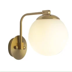 Aplique de pared Bola Latón 1XE27 15CMØ
