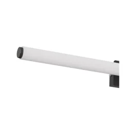 Aplique de pared Bonne LED 8w 720lm 4000k IP44 66cm moderno acabado negro ideal para baños