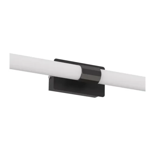 Aplique de pared Bonne LED 8w 720lm 4000k IP44 66cm moderno acabado negro ideal para baños