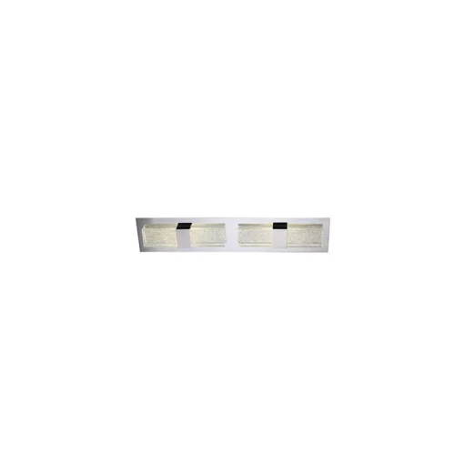 Aplique de pared cromo, moderno 4L led