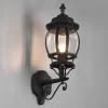 Aplique de pared Elvo Negro 1XE27 49cm Altura