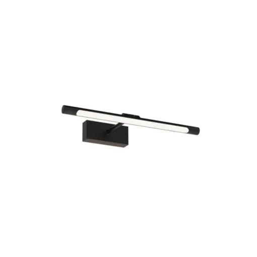 Aplique de pared Madge LED 6w 420lm 4000k IP44 40cm moderno acabado negro ideal para baños