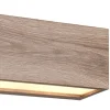 Aplique de pared Mayenne Imitación Madera 2XE14