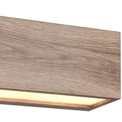 Aplique de pared Mayenne Imitación Madera 2XE14