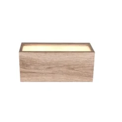 Aplique de pared Mayenne Imitación Madera 2XE14
