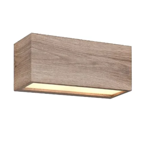 Aplique de pared Mayenne Imitación Madera 2XE14