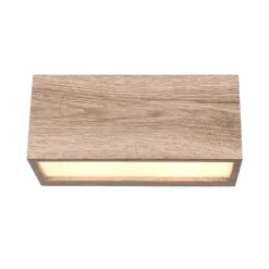 Aplique de pared Mayenne Imitación Madera 2XE14