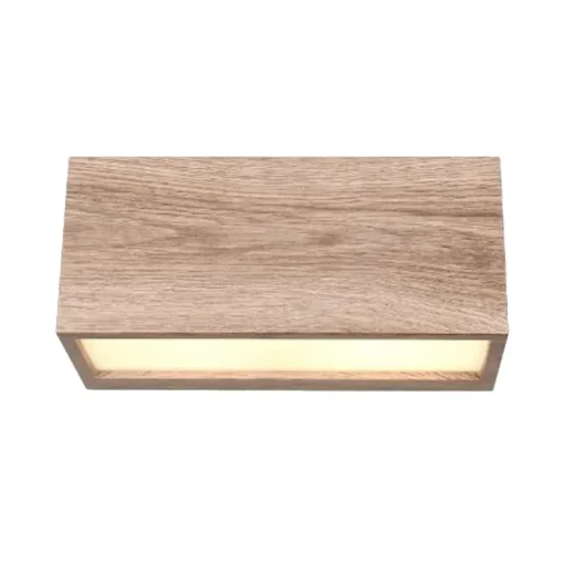 Aplique de pared Mayenne Imitación Madera 2XE14