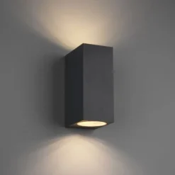 Aplique de pared Roya Antracita 1XGU10 IP44
