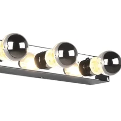 Aplique de pared Theatro Cromado 4XE27 55CM Ancho