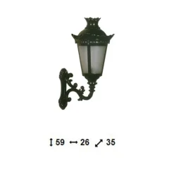 APLIQUE FAROL NEGRO