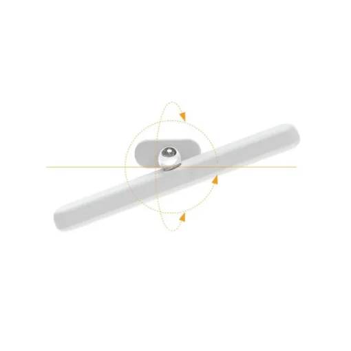 Aplique LED Odette 1.5W 120Lm 4000K acabado blanco moderno con batería y encendido táctil 24cm