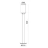 Baliza Cula 80cm