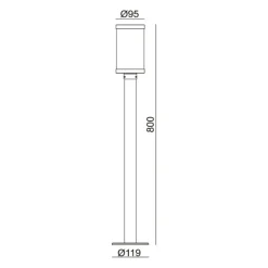 Baliza Cula 80cm