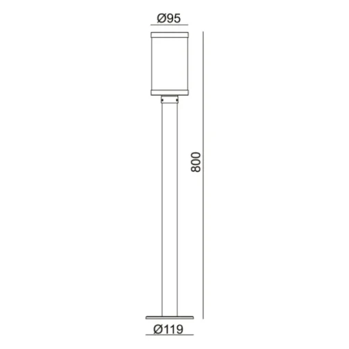 Baliza Cula 80cm