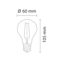 Bombilla estándar 10w 3000k Dimmable