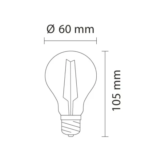 Bombilla estándar 10w 3000k Dimmable