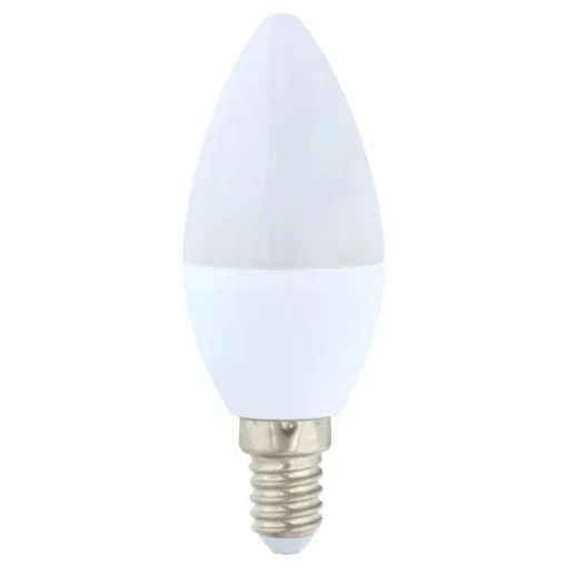 BOMBILLA FLAMA LED CERAMICA 6W E14 luz fría