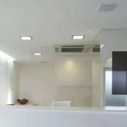 Downlight empotrado 18w 5000k cuadrado BL