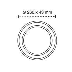 Downlight Halo 24W 3CCT Negro