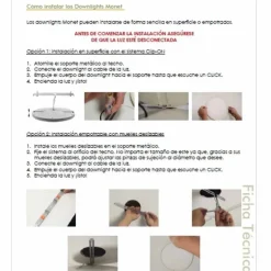 Downlight redondo 18w 6000k Monet Custom