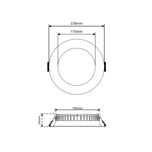 Downlight Soner 30w CCT