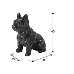 Figura Bulldog Cody Negro
