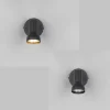 Foco cantar 1L Negro Orientable 1XGU10 8CM Ø
