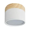 Foco de superficie madera/blanco