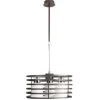 LAMPARA CELL 2 WENGUE REDONDA 3L E27