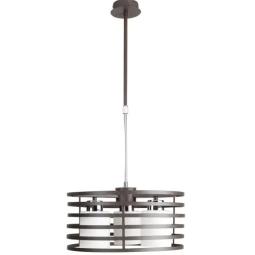 LAMPARA CELL 2 WENGUE REDONDA 3L E27