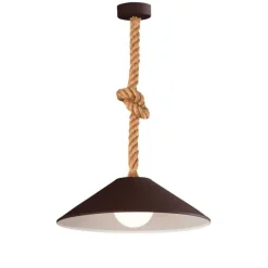 Lampara colgante oxido Soga