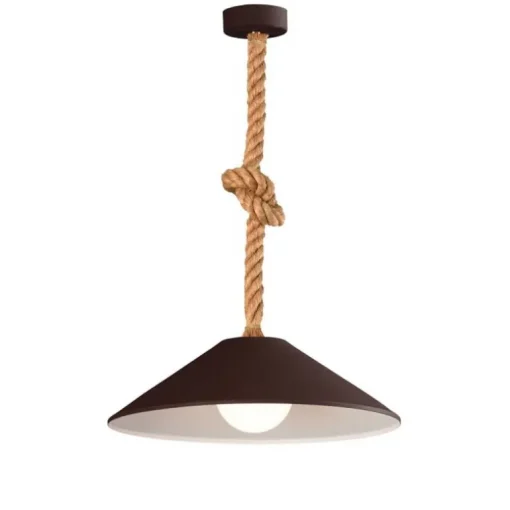 Lampara colgante oxido Soga