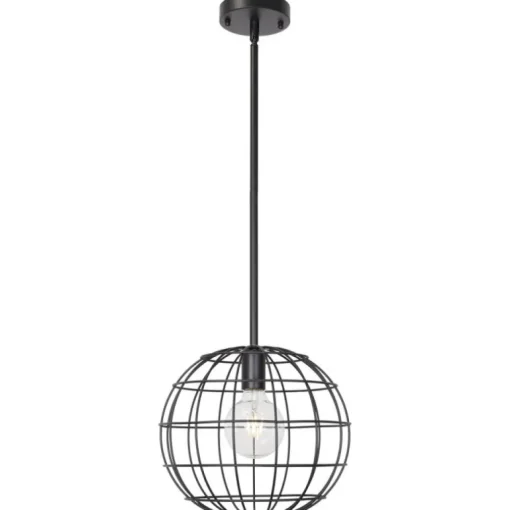 Lampara colgante Waka negro