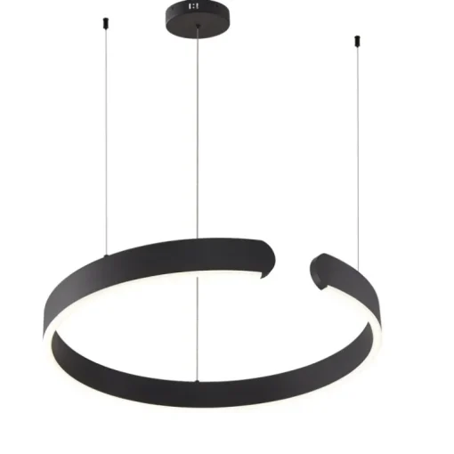 Lámpara colgante Aura Negro