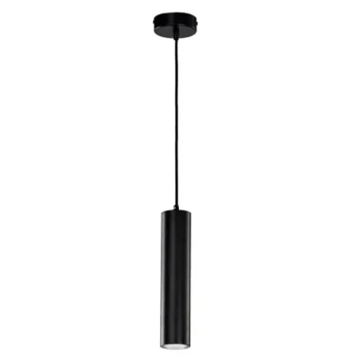Lámpara colgante 1l negro