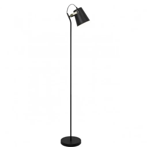 Lámpara de pie Lupen negro