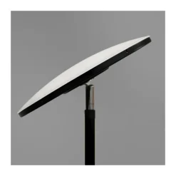 Lámpara de pie Vinet con lector LED 30+6w 3CCT 3000lm acabado negro estilo moderno con mando a distancia 25cm Ø