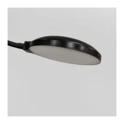 Lámpara de pie Vinet con lector LED 30+6w 3CCT 3000lm acabado negro estilo moderno con mando a distancia 25cm Ø