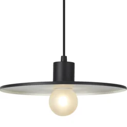 Lámpara de techo colgante Yidda Negro 1XE27 IP44