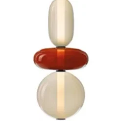 Lámpara de techo colgante Bubble 6 LED integrado 12w tonalidad 4000k acabado cristal estilo moderno 18cm Ø