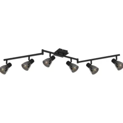 Regleta Claude 6L Negro