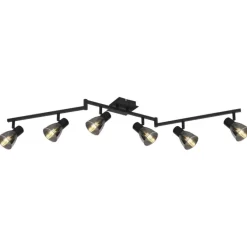 Regleta Claude 6L Negro