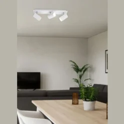 Regleta de focos superficie Marley 3L Blanco Orientable 3XGU10