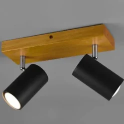Regleta 2L Marley madera/ negro