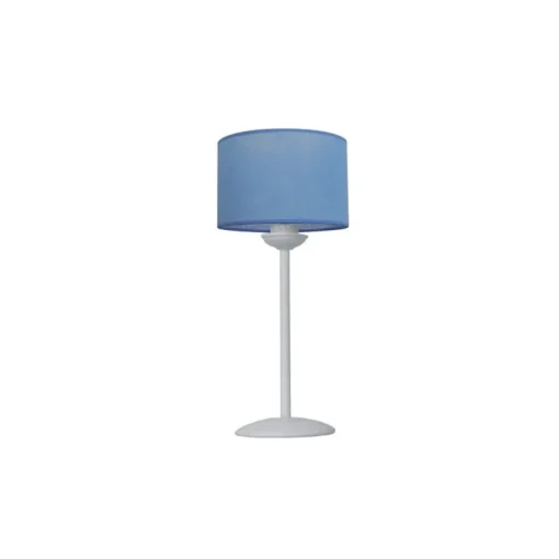 Sobremesa pie blanco pantalla azul