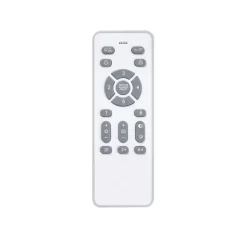 Ventilador de techo Aneto V gris LED integrado 72w 3CCT acabado gris estilo moderno aspas plegables motor DC 106cm Ø