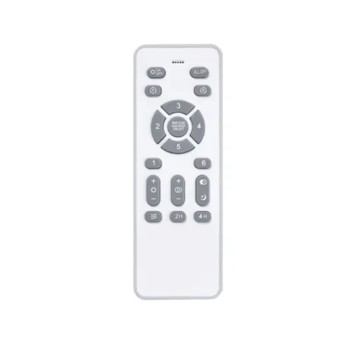 Ventilador de techo Aneto blanco LED 45w 3CCT acabado blanco estilo moderno aspas plegables motor DC 106cm Ø