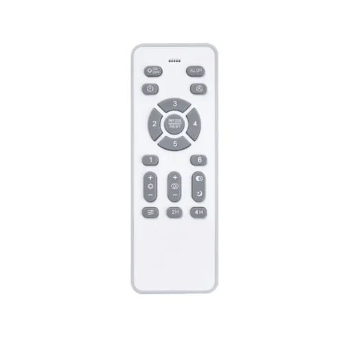 Ventilador de techo Aneto V gris LED integrado 72w 3CCT acabado gris estilo moderno aspas plegables motor DC 106cm Ø