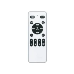 Ventilador de techo Antila Mini plata LED 40w 3CCT acabado plata estilo moderno aspas plegables motor DC 92cm Ø